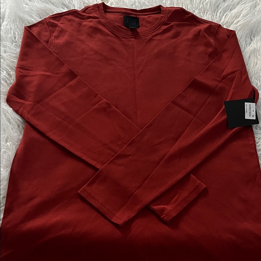 14th & Union Men's Vibrant Red Crewneck Sweater